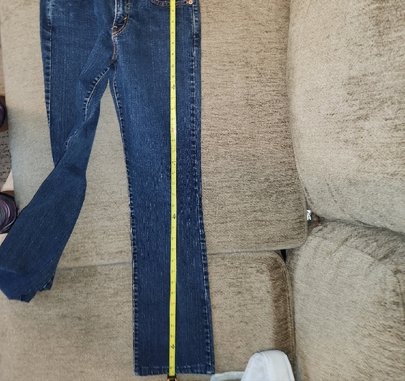 Levi's Dark Blue Straight Leg Women's Jeans - Picture 4 of 7